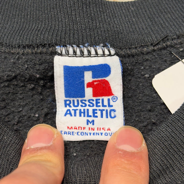 미국 80 년대에서 만든 중고 의류 ~ Russellathletic/ Russell Athletic/ Blank Crew Neck Wekeshirt/ Plain/ Size M
