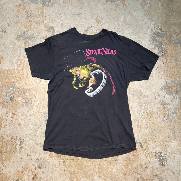 古着 USA製 90's~ ヘインズ / スティーヴィー・ニックス / ヴィンテージ シングルステッチ プリントTシャツ/サイズL