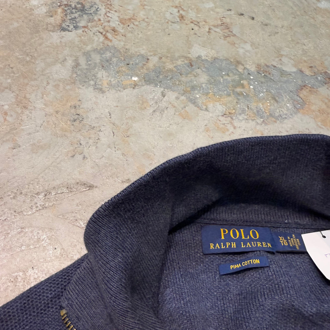 Ralph Lauren/ Polo Ralph Lauren/ Half Zip 니트 스웨터/ 크기 XL의 중고 의류 폴로