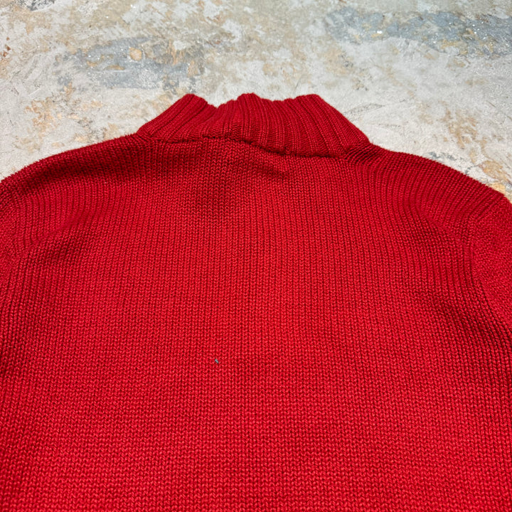 旧衣POLO by Ralph Lauren/ POLO拉尔夫劳伦/半拉链针织毛衣/尺寸L