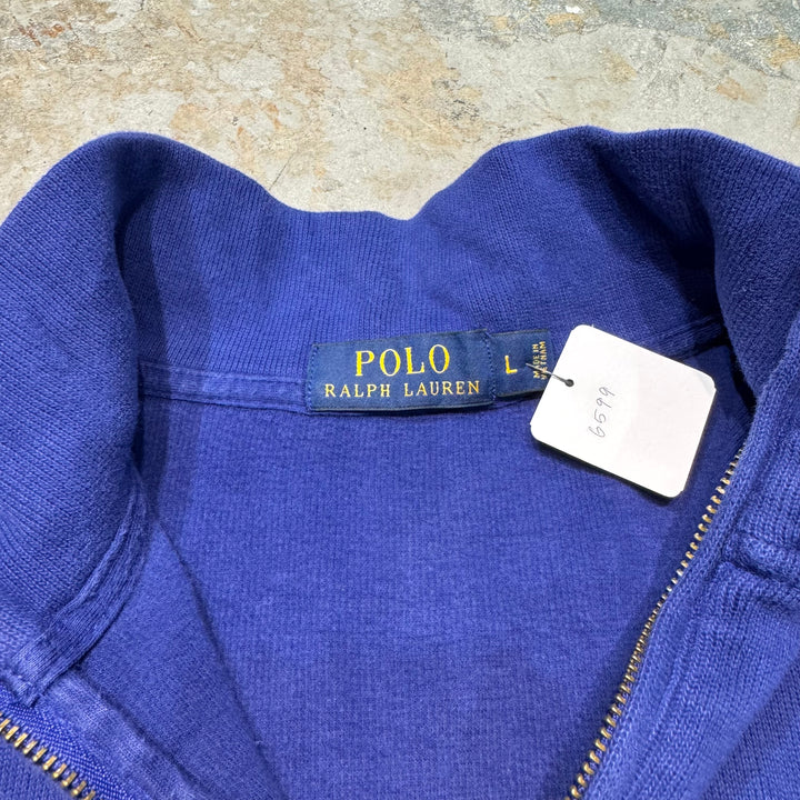 旧衣POLO by Ralph Lauren/ POLO拉尔夫劳伦/半拉链针织毛衣/尺寸L
