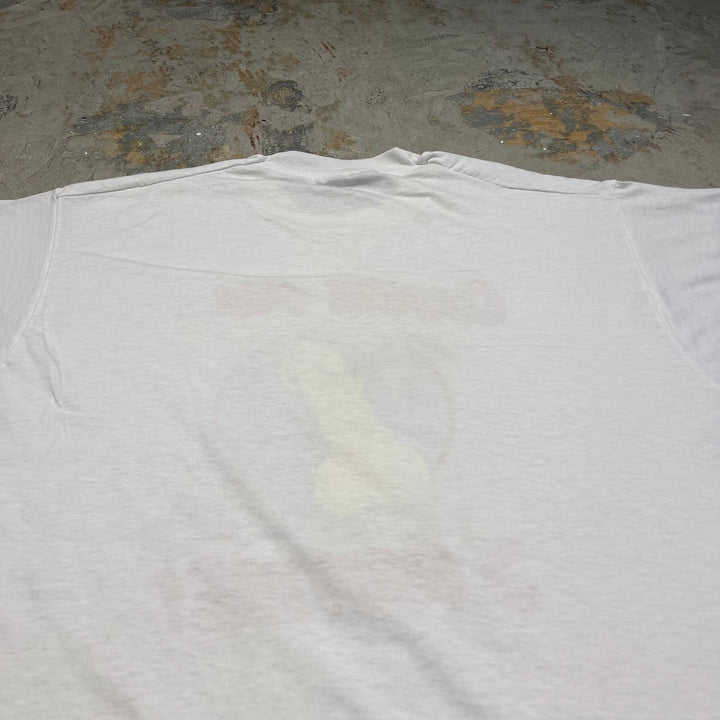 #4294 Unknow/short sleeve t-shirt Tee/シングルステッチ/COUVRE MOI... J'RENTRE!/半袖Tシャツ/90's/サイズXL