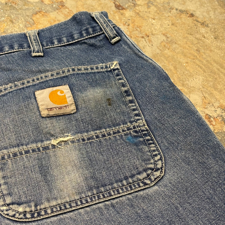 Used clothing Carhartt/ Denim painter pants/ Actual size 34 x 29