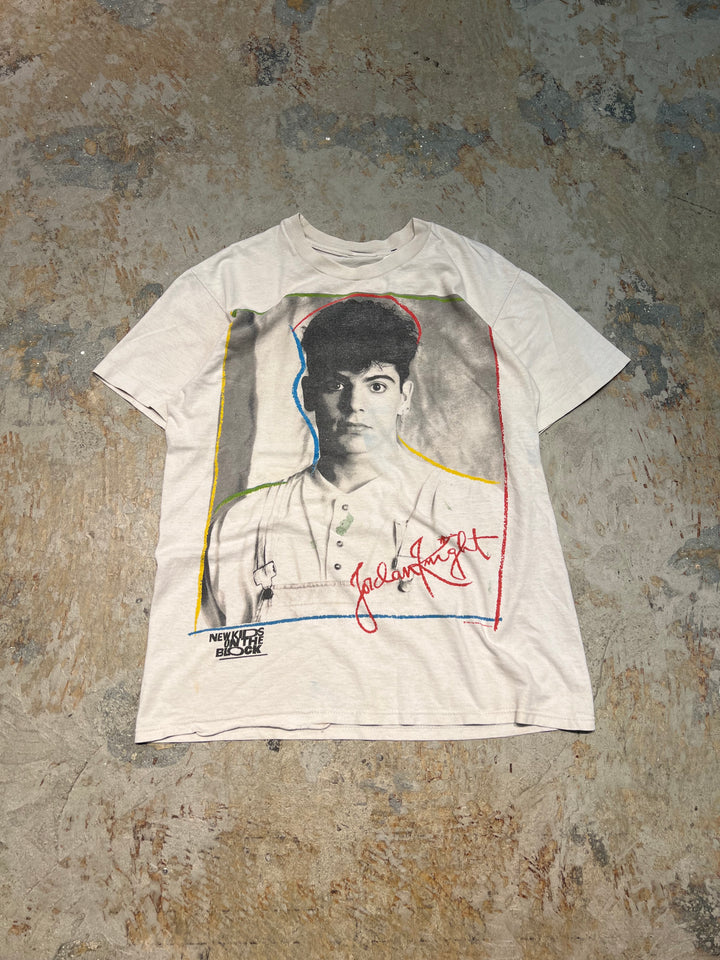 #MA147 古着 99's ニュー・キッズ・オン・ザ・ブロック / ジョーダン・ナイト /  ヴィンテージ シングルステッチ プリントTシャツ/サイズM相当