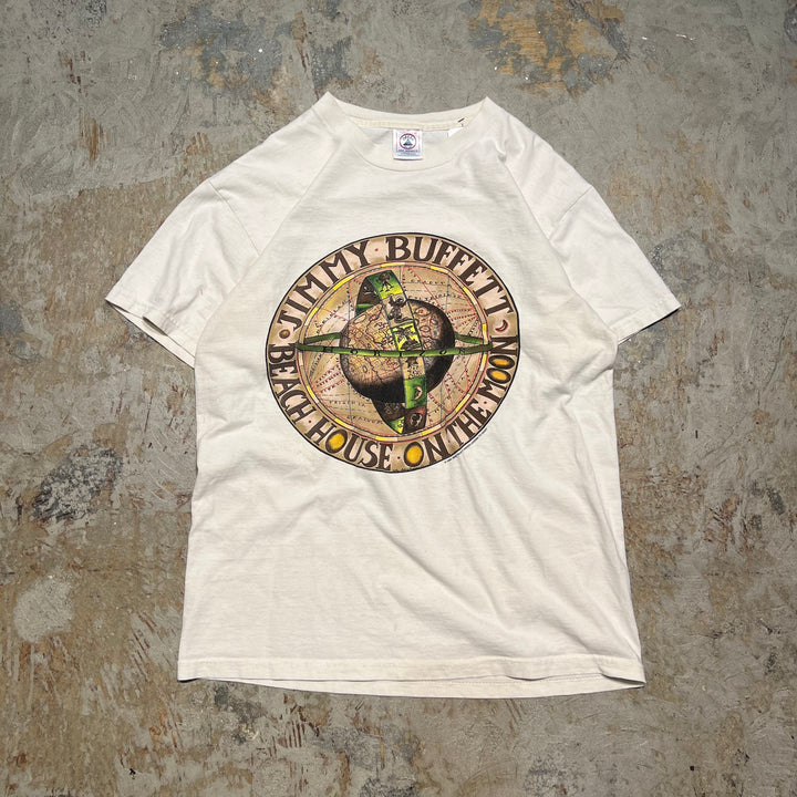 古着 USA製 99's JIMMY buffett beach house on the moon/プリントTシャツ/サイズM