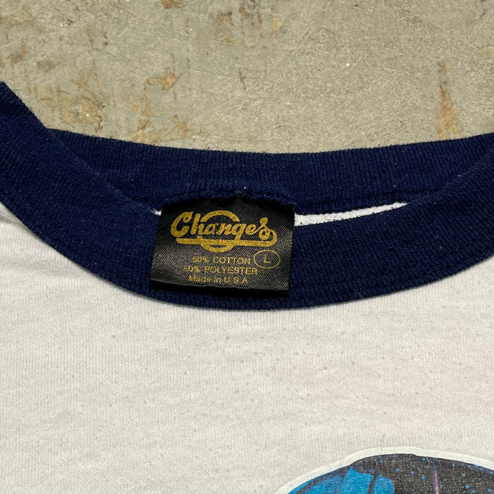 #4291 Unknow/short sleeve t-shirt Tee/シングルステッチ/リンガー/スターウォーズ/半袖Tシャツ/90's/サイズL