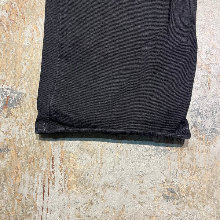 #4192 古着 Lee/リー/Black Denim Pants/ブラックデニムパンツ/RELAKED FIT/サイズ42×30
