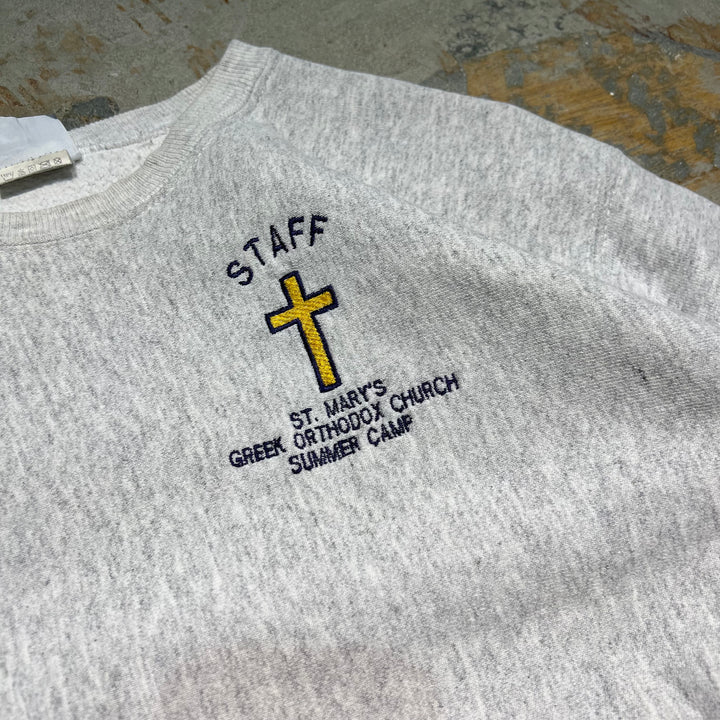 #3623 古着 90’s Lee/リー / Crew Neck Sweat Shirts/クルーネックスウェット/USA製/企業系/刺繍ロゴ/reverse weave/サイズXL