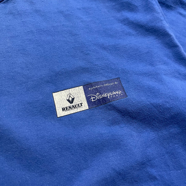 古着 ディズニーランド・パリ/RENAULT/自動車/企業系/ヴィンテージ シングルステッチ プリントTシャツ/サイズ2XL