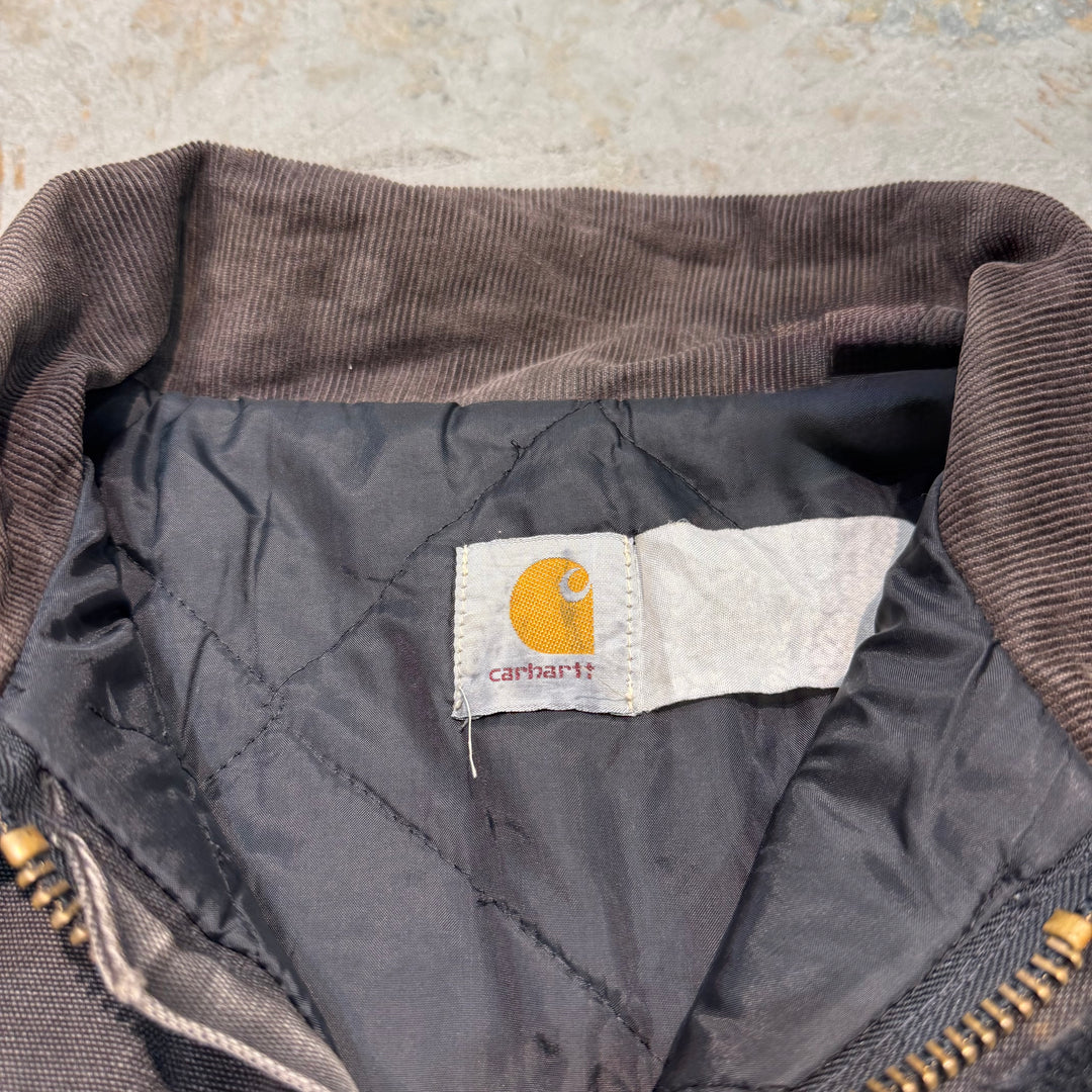 古着 carhartt/ カーハート/ トラディショナルコート/ 裏地キルティング/ 襟コーデュロイ/ サイズ3XL相当