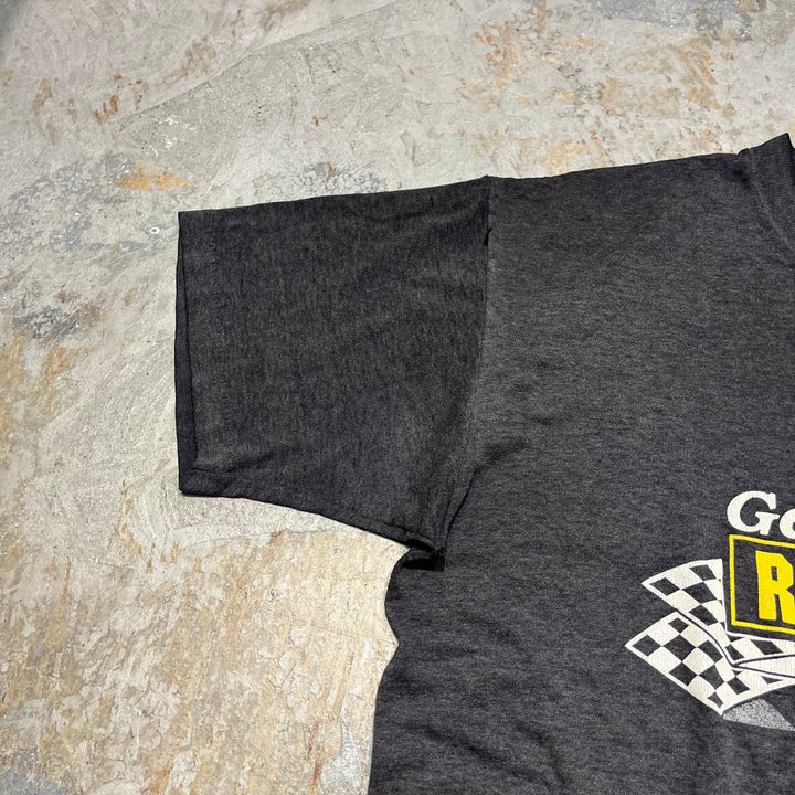 古着 USA製 miller/ジェニュイン ドラフト/レーシングチーム/ヴィンテージ シングルステッチ Tシャツ/サイズ2XL相当