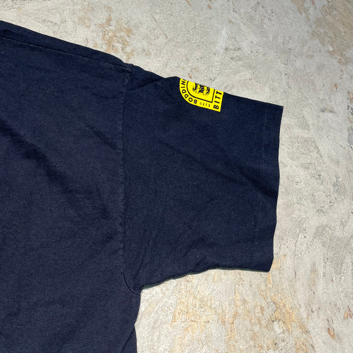 古着 USA製 90'sスクリーンスターズ/BoddingtonsBrewery"vanishing・・・"/ビール製造メーカー/企業系/ヴィンテージ シングルステッチ Tシャツ/サイズXL相当