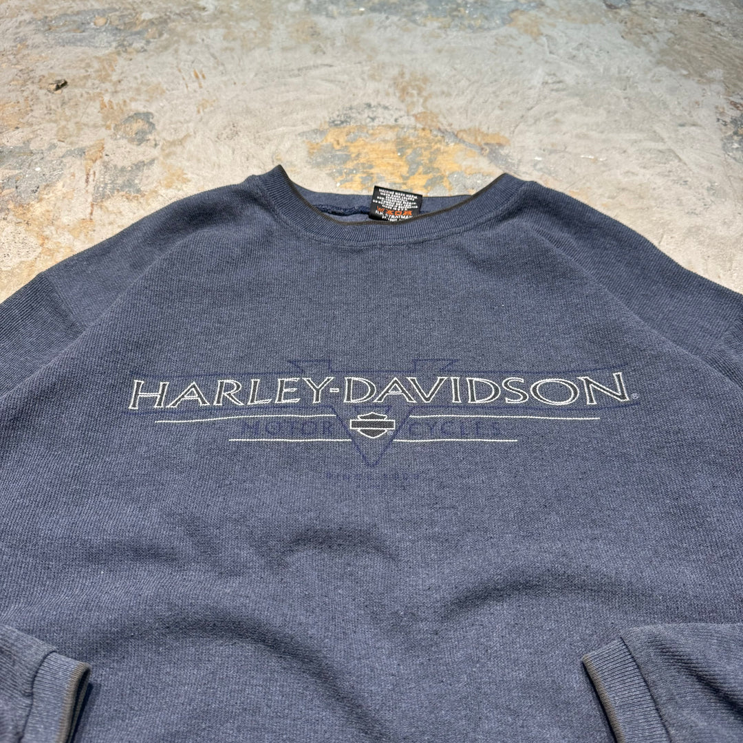 미국에서 만든 중고 의류 Harley-Davidson / Harley Davidson / Crew Neck Weketshirt / Size XXL