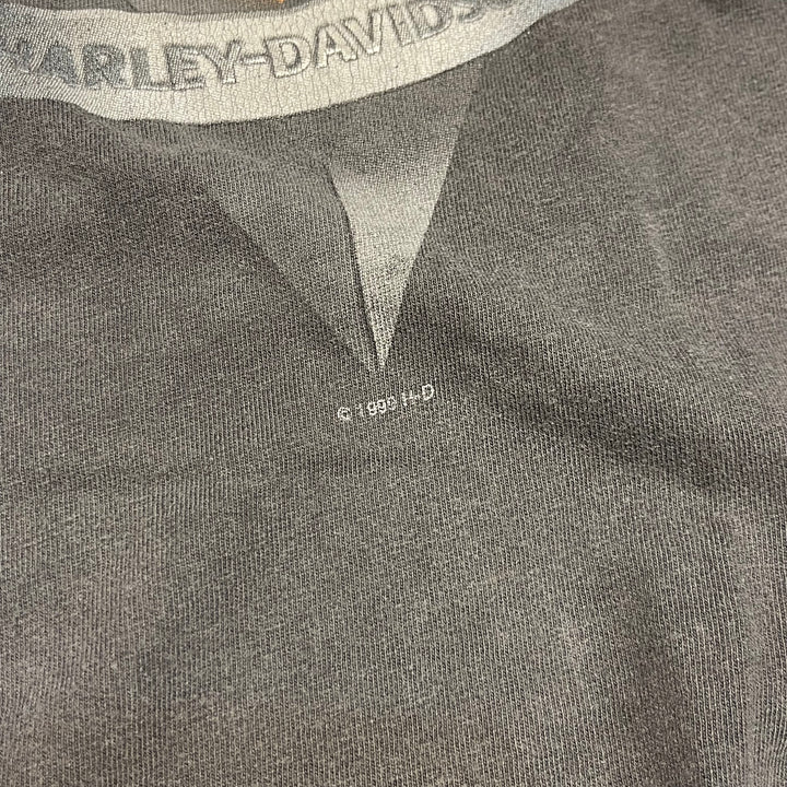 古着 99's USA製 Harley-Davidson/ハーレー ダビッドソン / CRUISING THE CHESAPEAKE REGION / メリーランド州ボルチモアストア / プリントTシャツ / サイズM