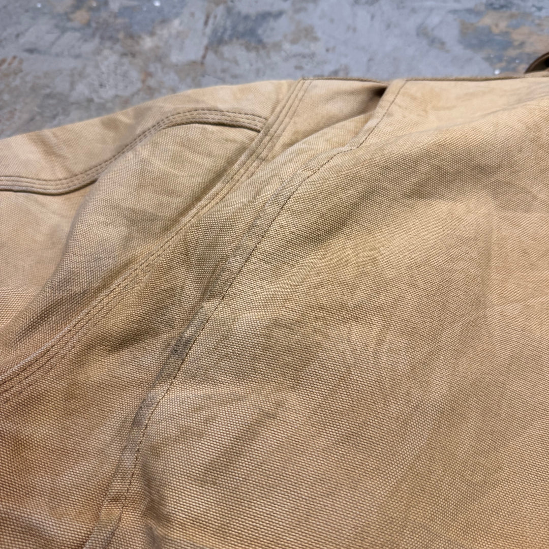 古着 carhartt/ カーハート/ トラディショナルコート/ 裏地キルティング/ 襟コーデュロイ/サイズL相当