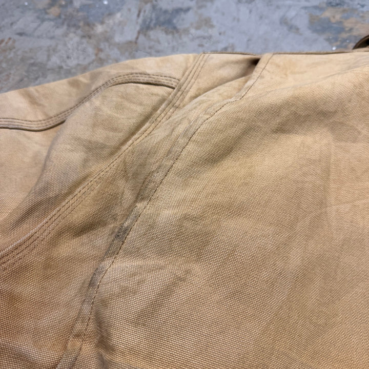 古着 carhartt/ カーハート/ トラディショナルコート/ 裏地キルティング/ 襟コーデュロイ/サイズL相当