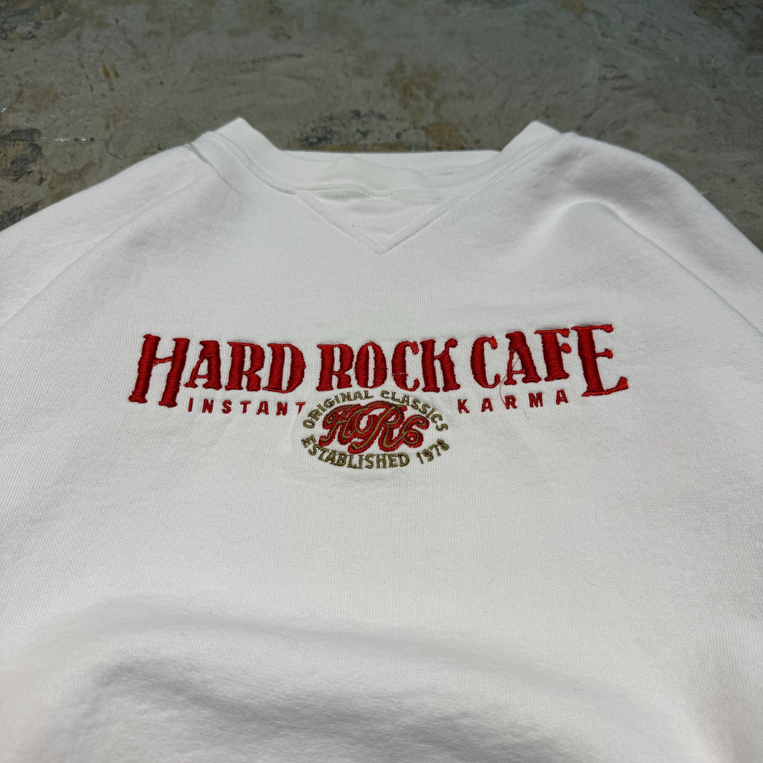Used clothing 90's Hard Rock Cafe/Crew neck sweatshirt/Size L