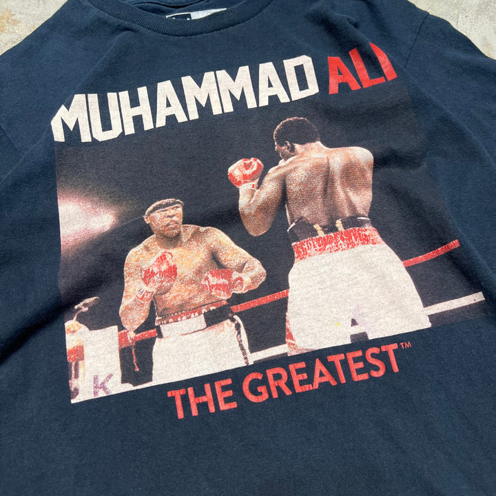 古着 マイク・タイソン/モハメド・アリ/ボクシング/プリントTシャツ/サイズL相当