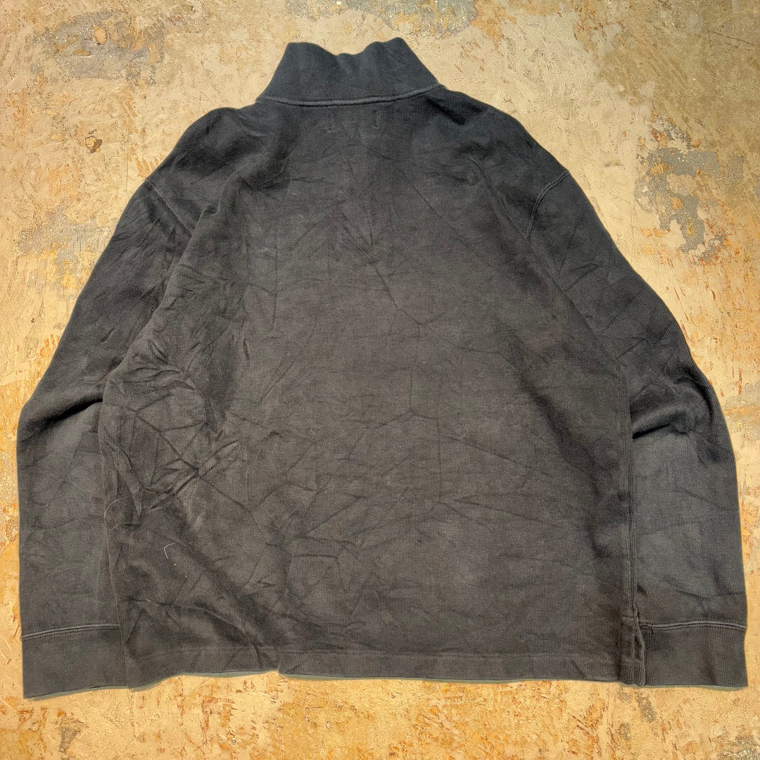 Used clothing 90's ~ POLO by Ralph Lauren/ Polo Ralph Lauren/ Half zip knit sweater/ Size L