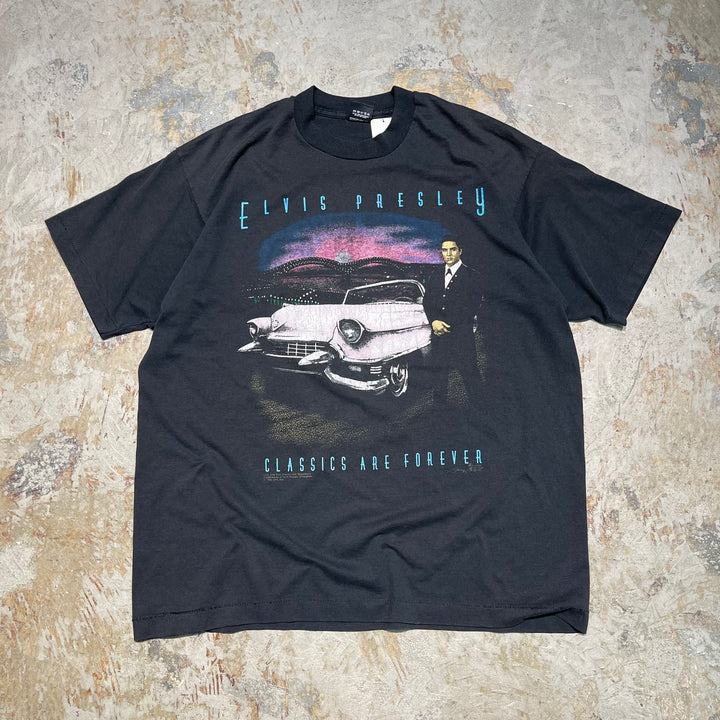#4547 古着 92's screen stars/スクリーンスターズ/ELVIS・PRESLEY/エルビス・プレスリー/short sleeve print t-shirt Tee/半袖プリントTシャツ/MADE IN USA/シングルステッチ/サイズXXL