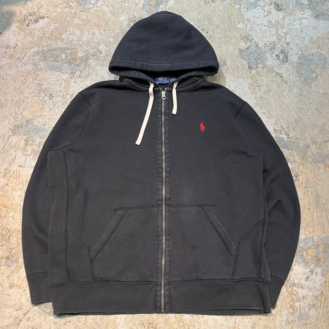 古着 POLO by Ralph Lauren/ ポロラルフローレン/ジップアップパーカー/ダブルフェイス/サイズXL
