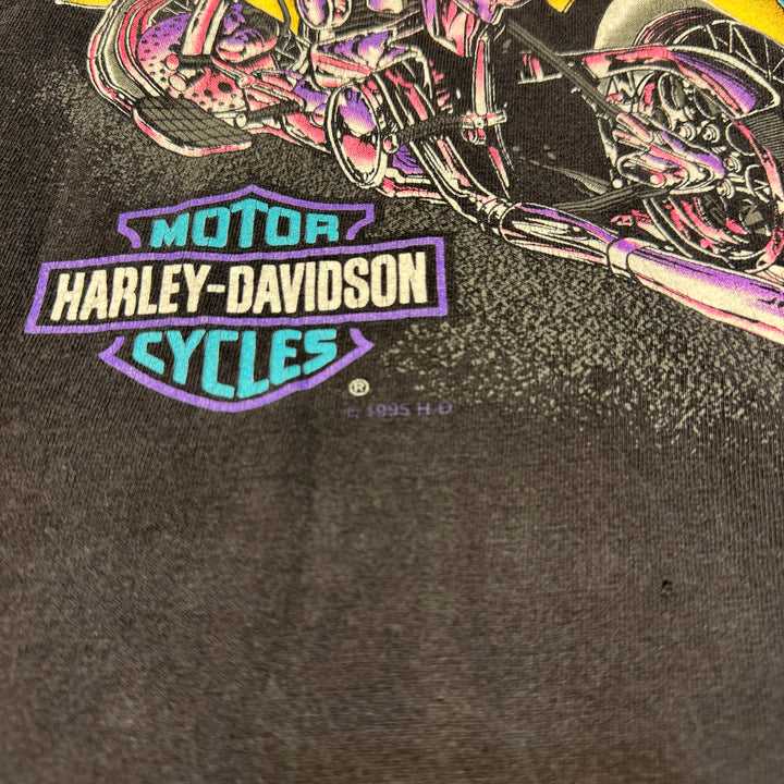古着 USA製 Harley-Davidson/ハーレーダビッドソン/ プリントTシャツ/ サイズL