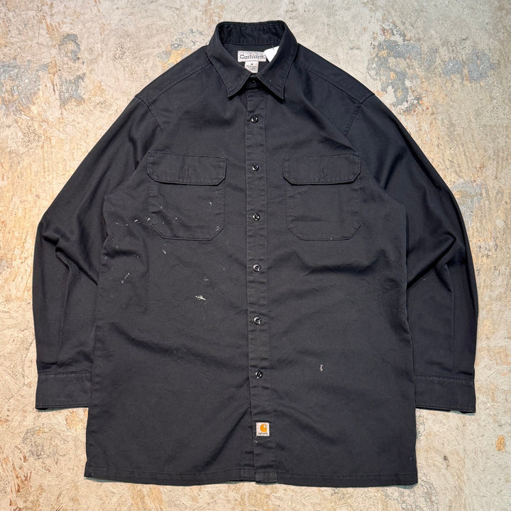 Used clothing carhartt/Carhartt/Long sleeve work shirt/Plain/Size M