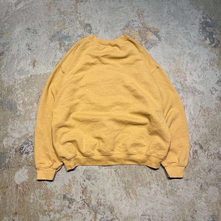#4122 古着 Unknow/Crew Neck Print Sweat/クルーネックプリントスウェット/ST.MORITZ SWITZERLAND/サイズXL相当