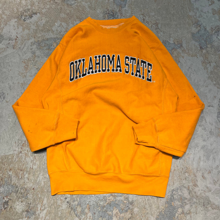 #3932 古着 STEVE&BARRY'S/Crew neck sweat/クルーネックスウェット/OKLAHOMA STATE/サイズM