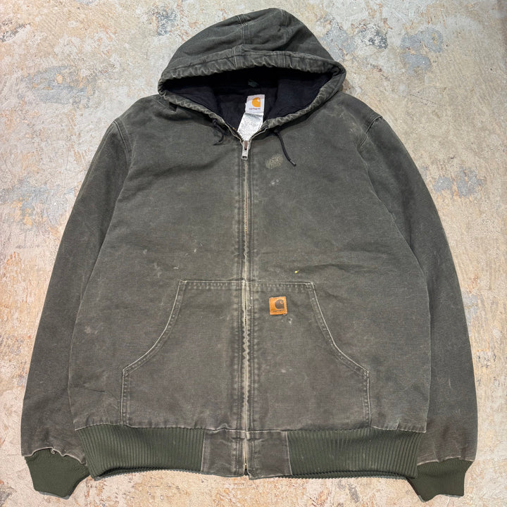 古着 carhartt/ カーハート/ アクティブジャケット/ 裏地キルティング/ サイズXL