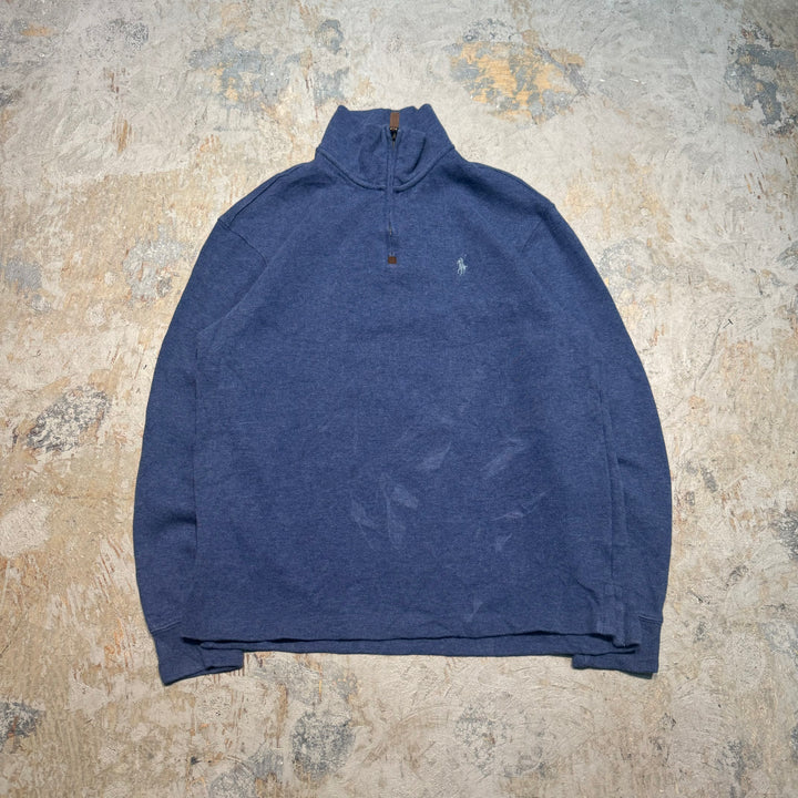 Ralph Lauren/ Polo By Ralph Lauren/ Half Zip 니트 스웨터/ 크기 M의 의류 폴로