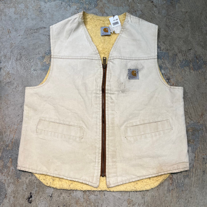 古着 Carhartt/ カーハート/ ダックベスト/ ダック地/ 裏地ボア/ サイズM相当
