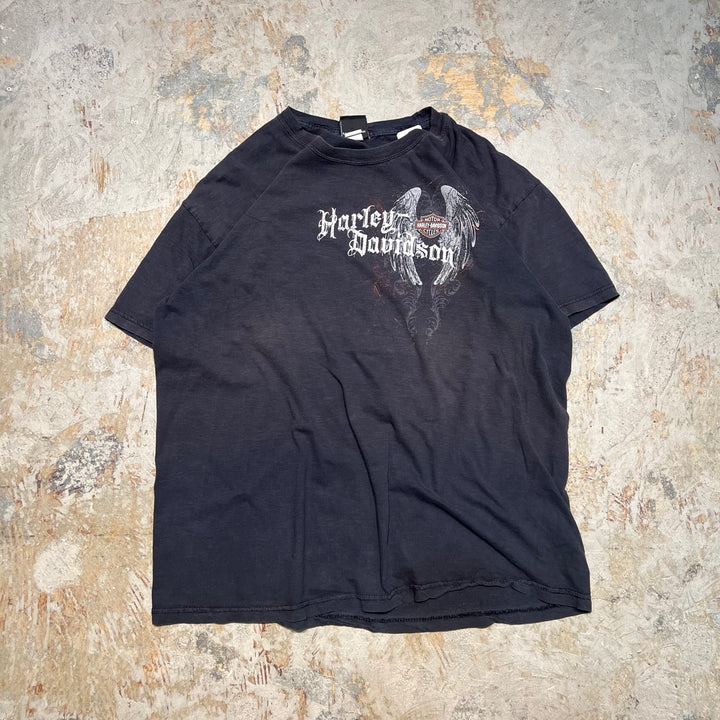 빈티지 할리 데이비슨 / 할리 데이비슨 / 레이크 우드, 새로운 Jeanjee / 인쇄 티셔츠 / 크기 XL