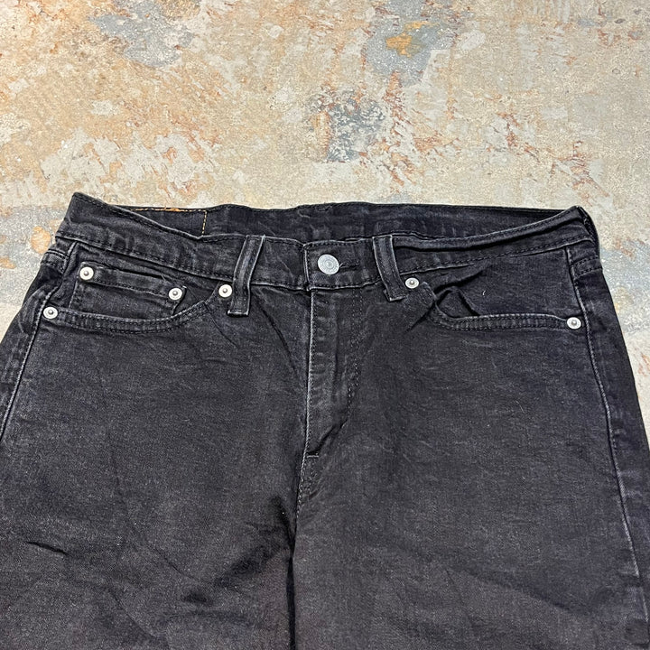 #4181 古着 Levi's/リーバイス/Black Denim Pants/ブラックデニムパンツ/ストレート/514/サイズ33×30