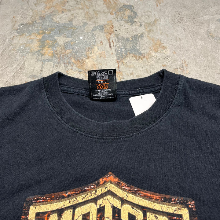 古着Harley-Davidson/ハーレー ダビッドソン/リビエラ・マヤ/メキシコ/プリントTシャツ サイズM相当