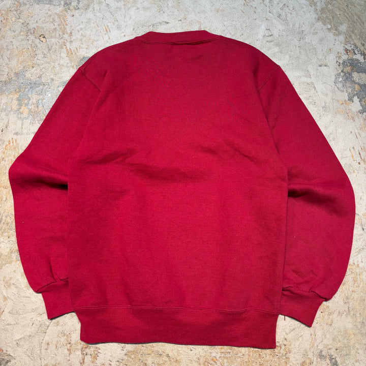 미국 80 년대에서 만든 중고 의류 ~ Russellathletic/Russell Athletic/One-Point 로고 승무원 넥 스웨트 셔츠/사이즈 S
