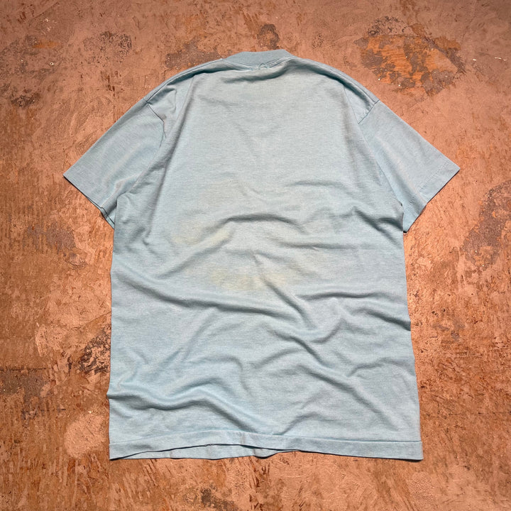 #4641 古着 USAvintage/車プリント/ヴィンテージ シングルステッチ Tシャツ/サイズ2XL