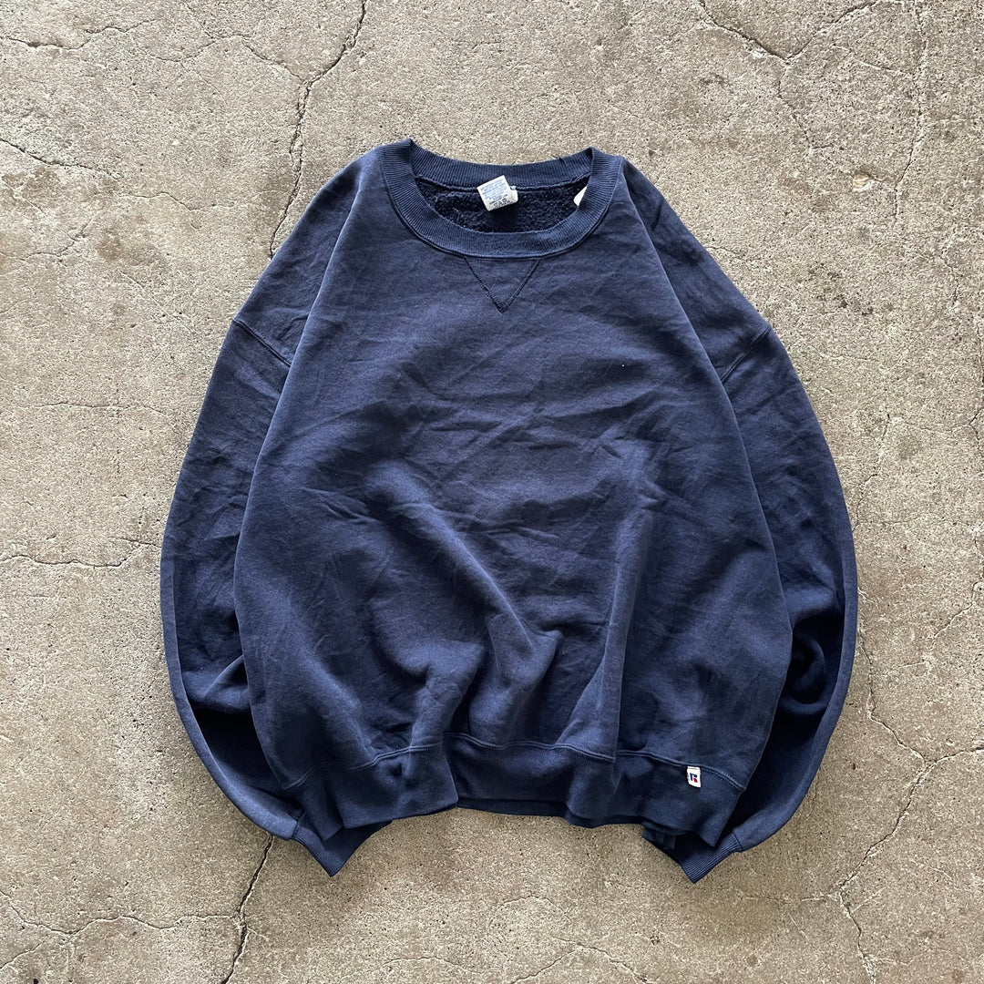 旧衣服90's~ RUSSELL ATHLETIC/ RUSSELL ATHLETIC/ brunkrounex湿/素色/尺码XL
