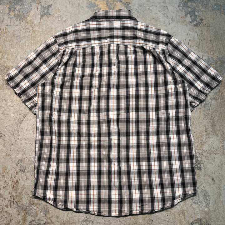 古着 carhartt/カーハート/ ボタンダウン半袖シャツ/ チェック柄/ サイズL