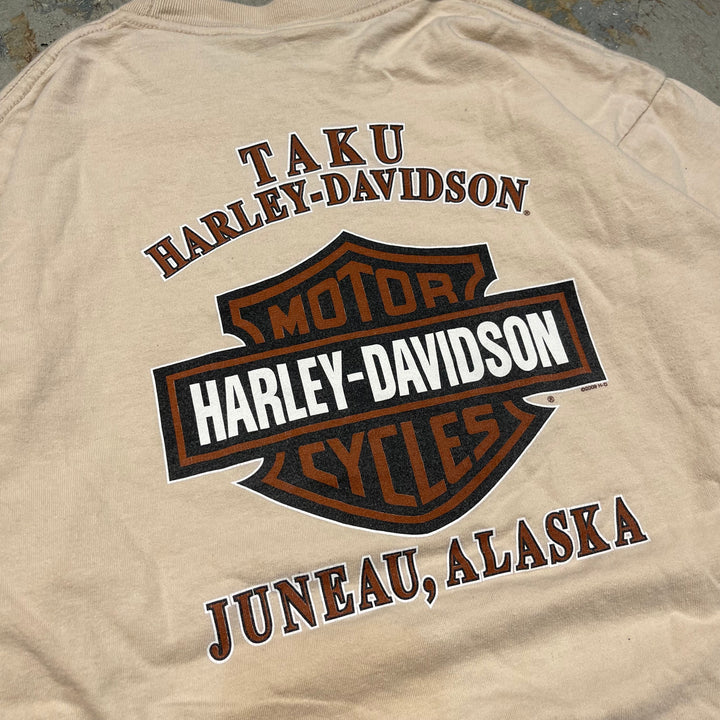 Used clothing Made in USA Harley-Davidson / Juneau Store, Alaska / Long T-shirt / Size M
