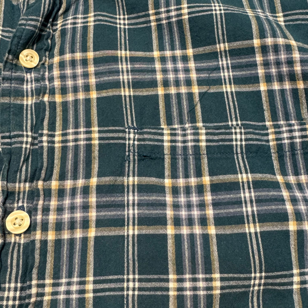 중고 의류 CARHARTT/CARHARTT/버튼 다운 짧은 슬리브 셔츠/점검 패턴/크기 XL