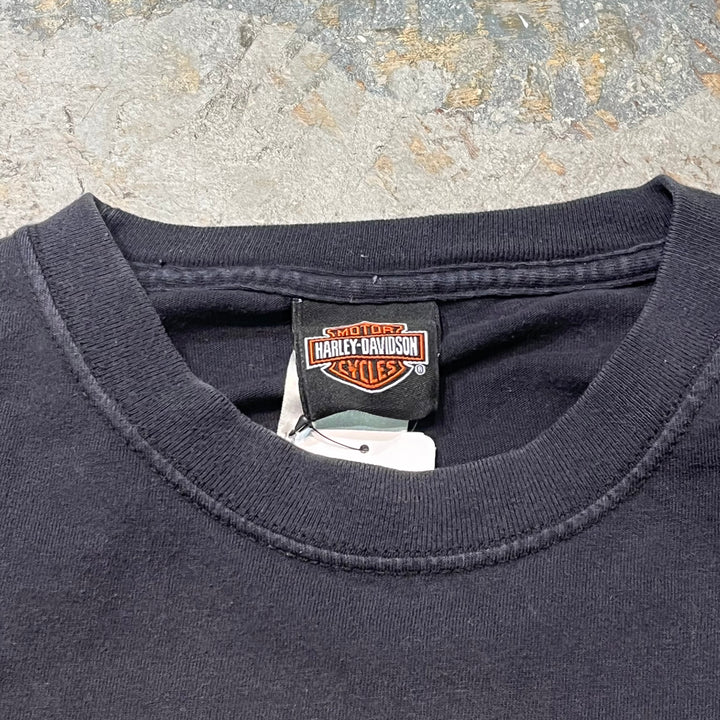 古着 Harley-Davidson/ハーレーダビッドソン/ プリントロングTシャツ/ サイズL