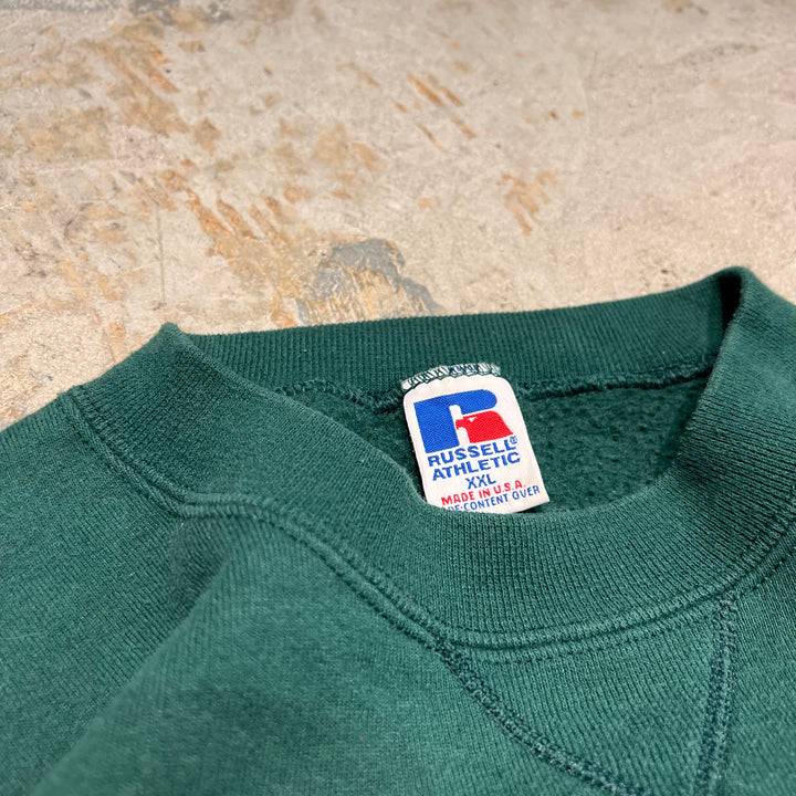 #3502 古着/Russell/ラッセル/Crewneck sweat/クルーネックスウェット/無地/MADE IN U.S.A/サイズXXL
