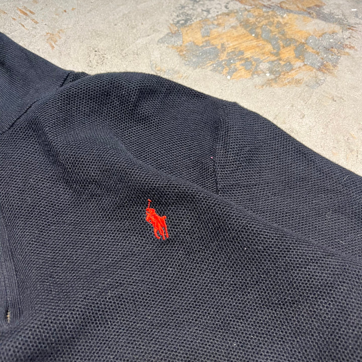 #3750 古着 Polo Ralph Lauren/ポロラルフローレン / Half Zip Pima Cotton Knit Sweater/ハーフジップ ピマコットンニット セーター / サイズL