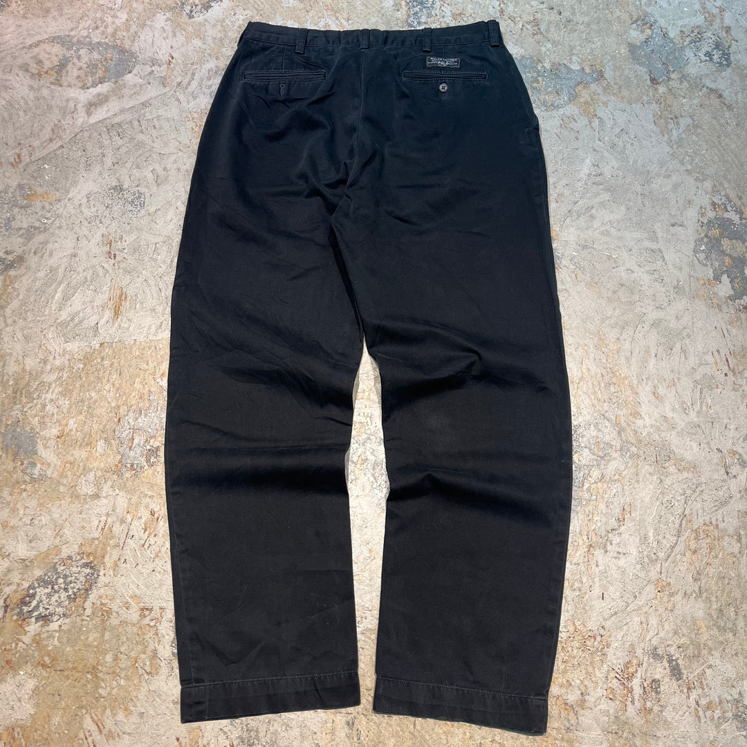 중고 의류 90 년대 ~ Ralph Lauren/Ralph Lauren/Chino 바지/실제 크기 34 x 30