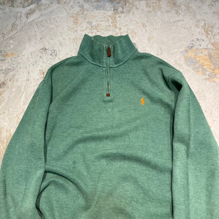 #3865 古着 POLO by Ralph Lauren/ポロバイラルフローレン/Half zip knit Sweater /ハーフジップニットセーター/ サイズM