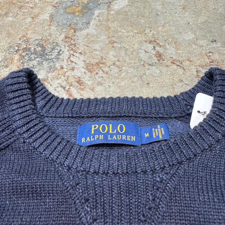 旧衣POLO by Ralph Lauren/ POLO拉尔夫劳伦/圆领针织毛衣/尺寸M