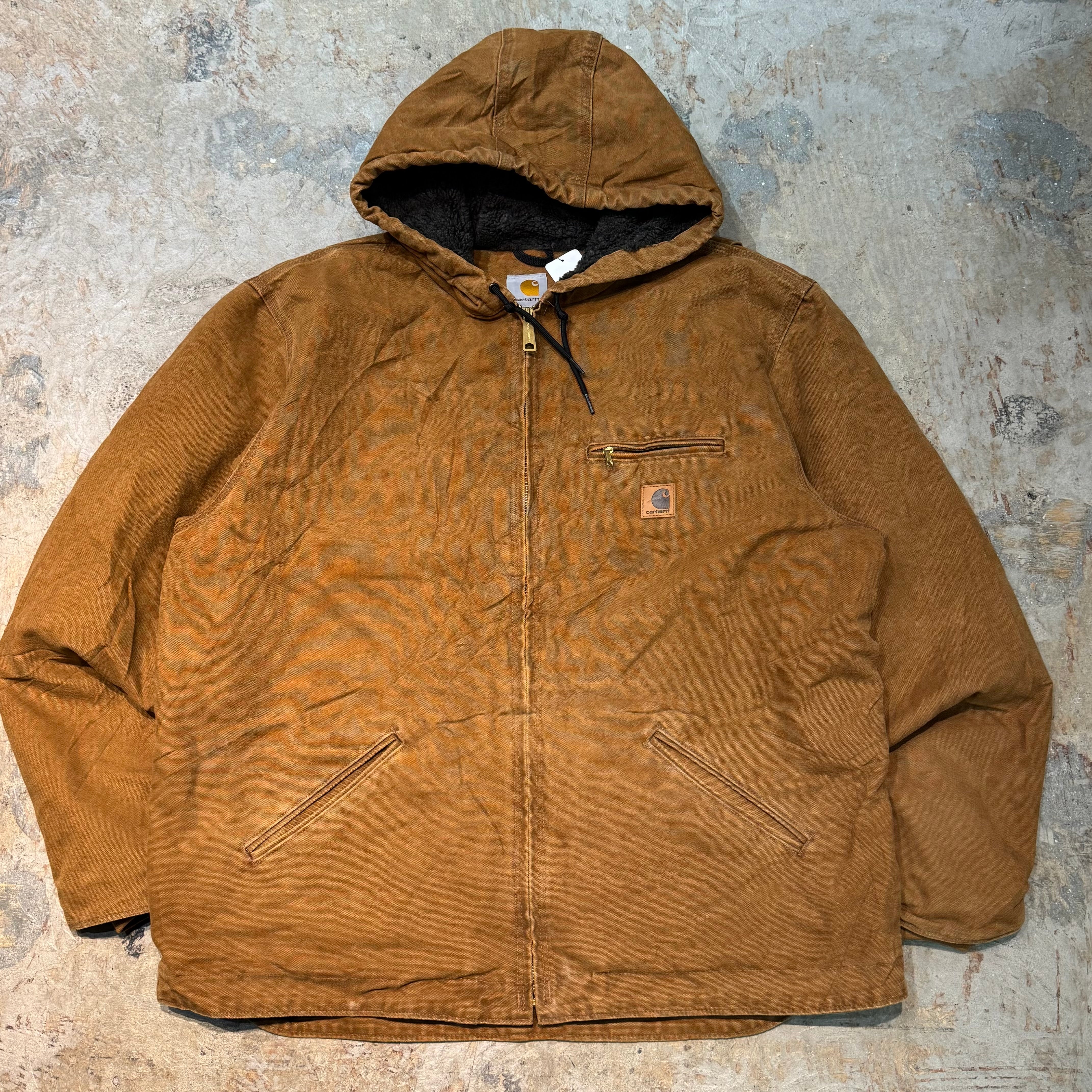 古着　Carhartt カーハート　ダック地ジャケット　サイズXL 39DC2A3F-0B2B-49F5-A3F5-