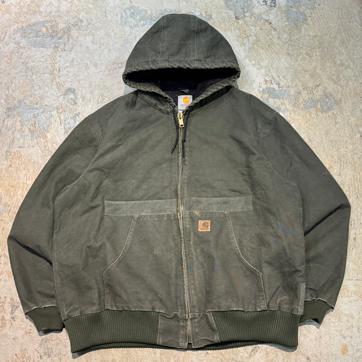 古着 carhartt/ カーハート/ アクティブジャケット/ 裏地キルティング/ サイズXL