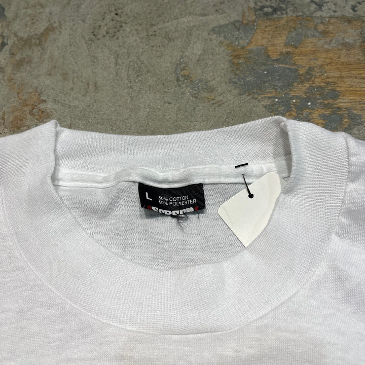 古着 USA製  90's~ スクリーンスターズ/ゴッド・ブレス・アメリカ 私は1991年1月16日砂漠の嵐作戦を支持します/ヴィンテージ シングルステッチ プリントTシャツ/サイズL